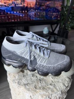 Nike Air VaporMax Flyknit Heritage Pack Grey Neon 2017 Men’s Size 9