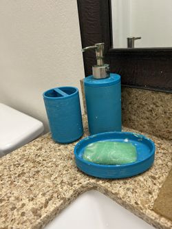 3Pcs/Set Wheat Straw Bath Accessories Soap Dispenser Toothbrush Holder Soap Box Washroom Suit