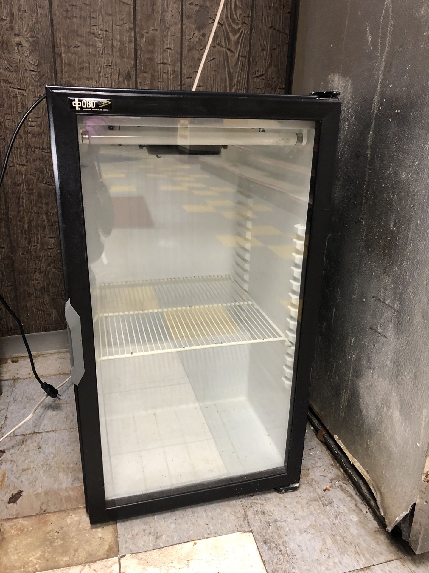 Cooler w/ glass door $150