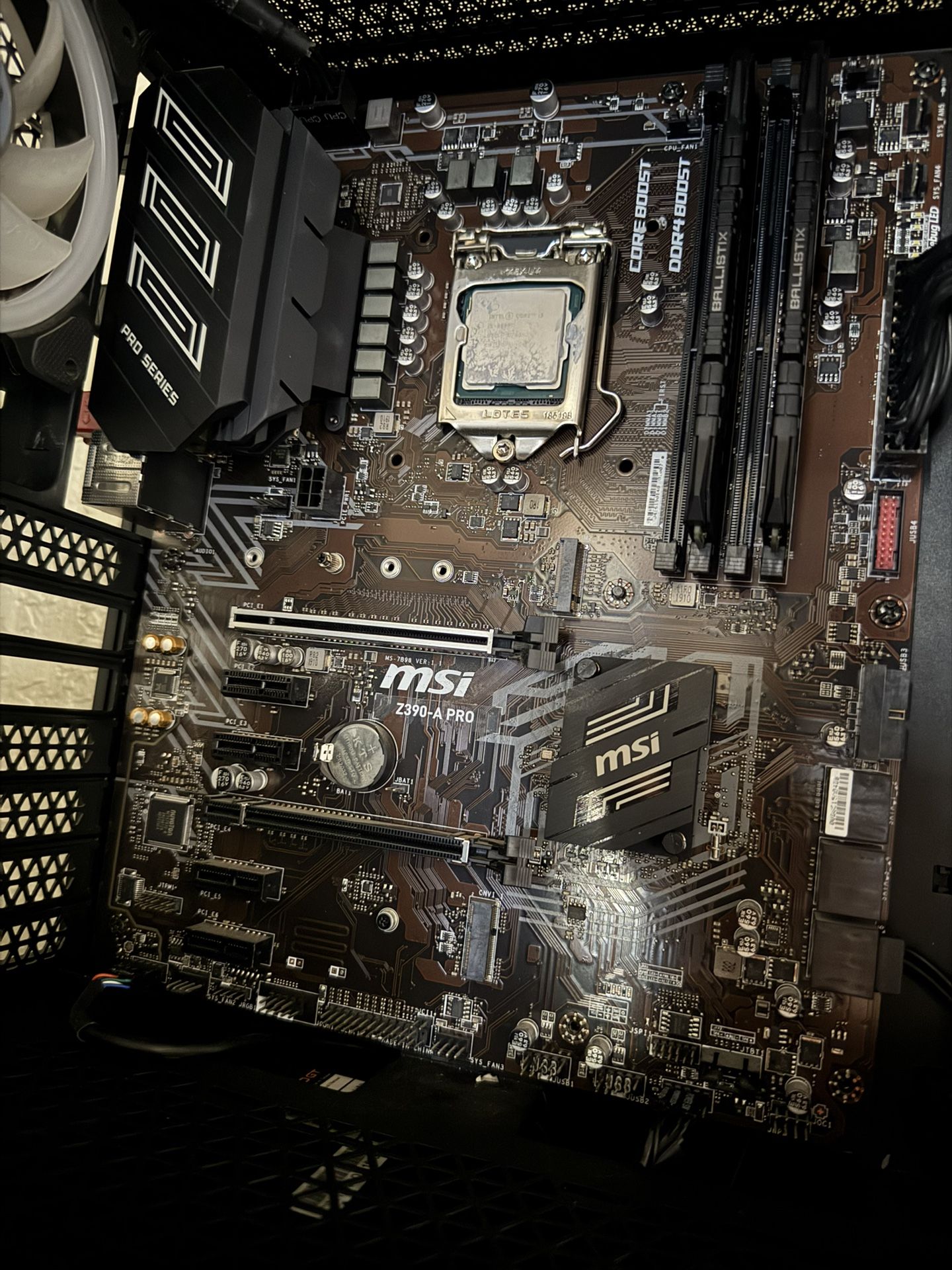 Motherboard With CPU