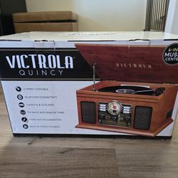 6 In 1 Victrola Record Player. Never Used, Mint Condition.  CASH ONLY PLEASE