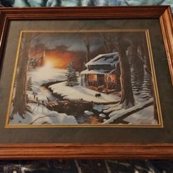 FRAMED PAINTING 