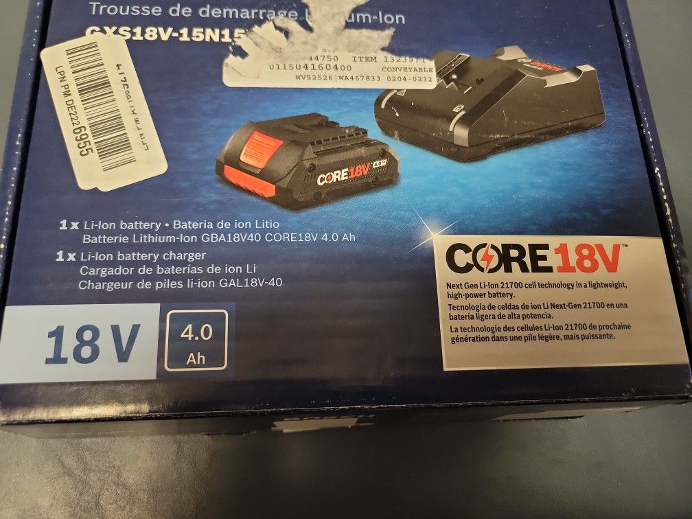 Bosch Tool Battery And Charger