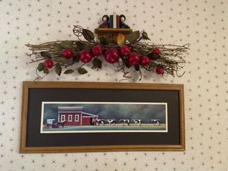 Rustic Apple Twig Wall Swag