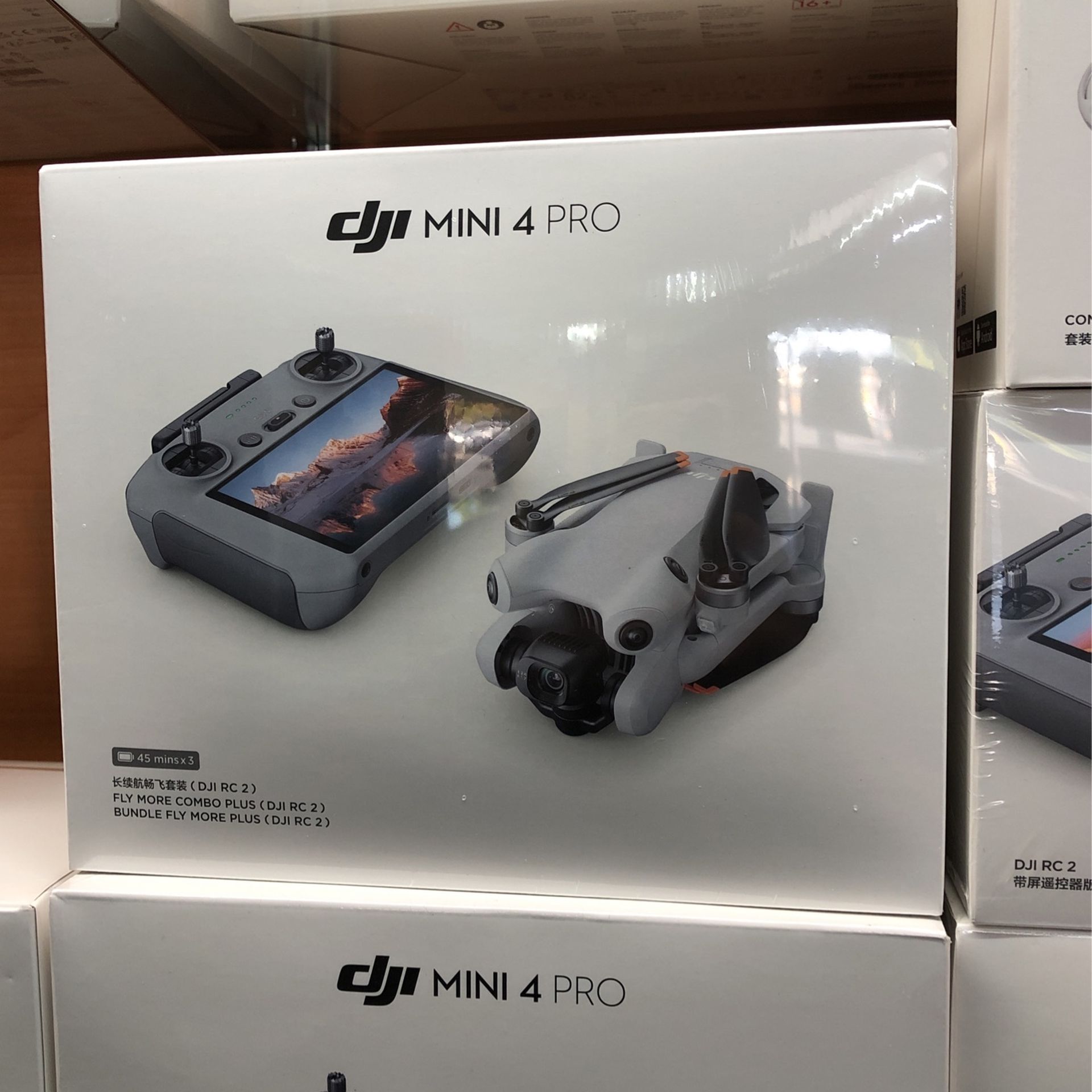 DJI Mini 4 Pro Drone Fly More Combo Plus with RC 2 Controller