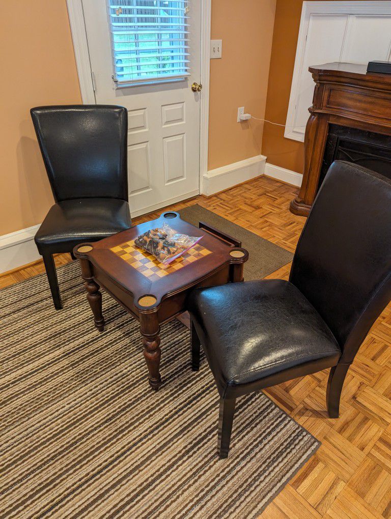 Chess Set Table W/ 2 Chairs 