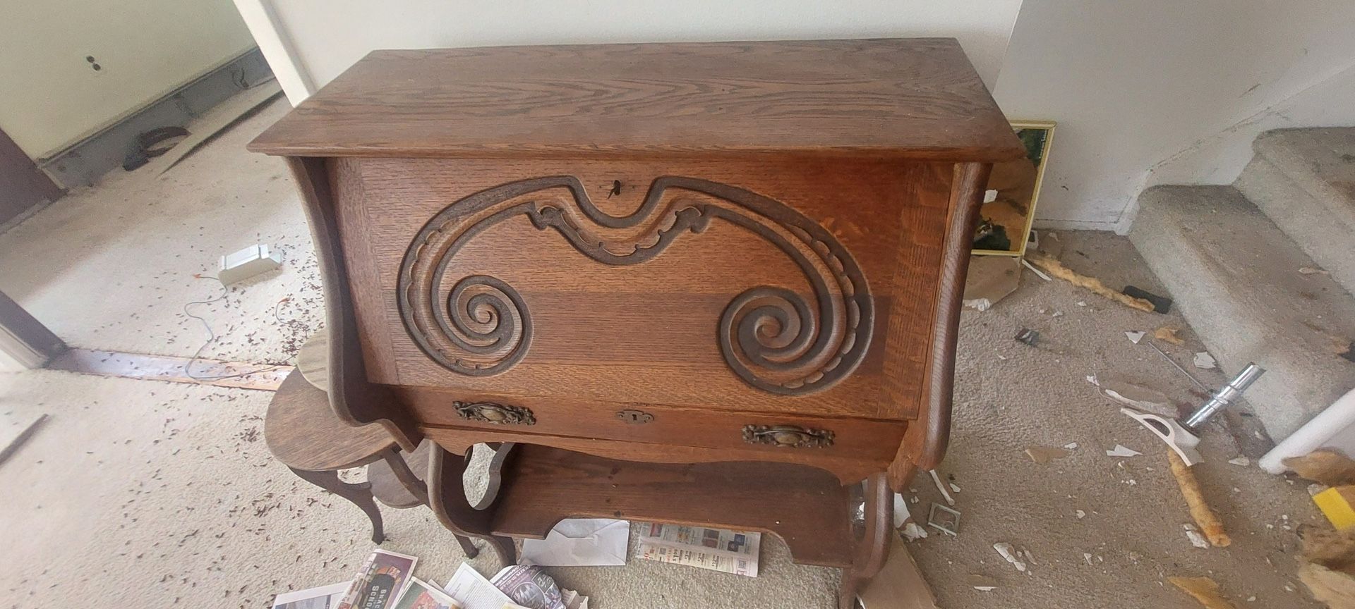 Antique Desk And Table