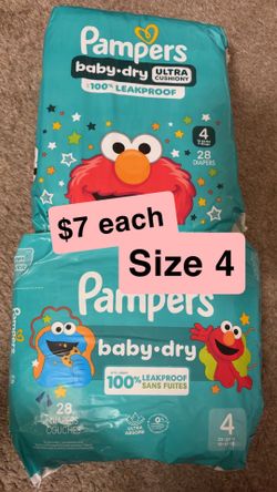 Pampers size 4