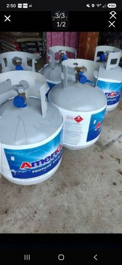 "Summer is here!" Tanks for grilling: Empty $15, half/full $32, full $43 firm