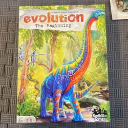 Evolution The Beginning Board Game Open Box Unpunched New