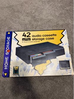 42 Audio Cassette Tape Storage Case