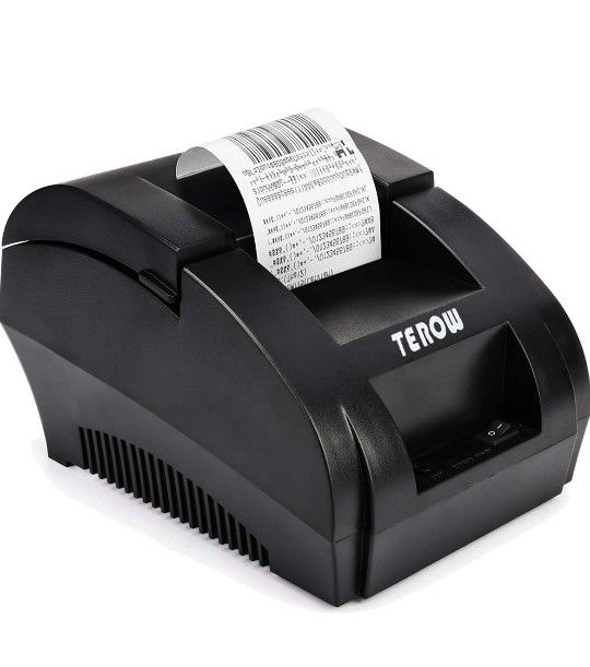 New Terow Direct Thermal Receipt Label Printer USB Windows Linux Business Portable