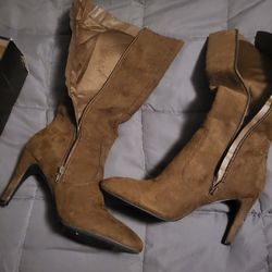 Brown Heel Boots