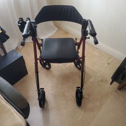 Deluxe Walker with seat
