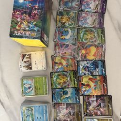 Pokemon Cards Chinese Nine Colors 
