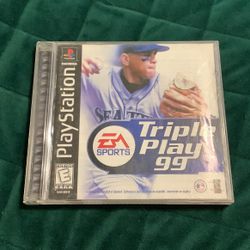 Playstation Game -- Triple Play 99 