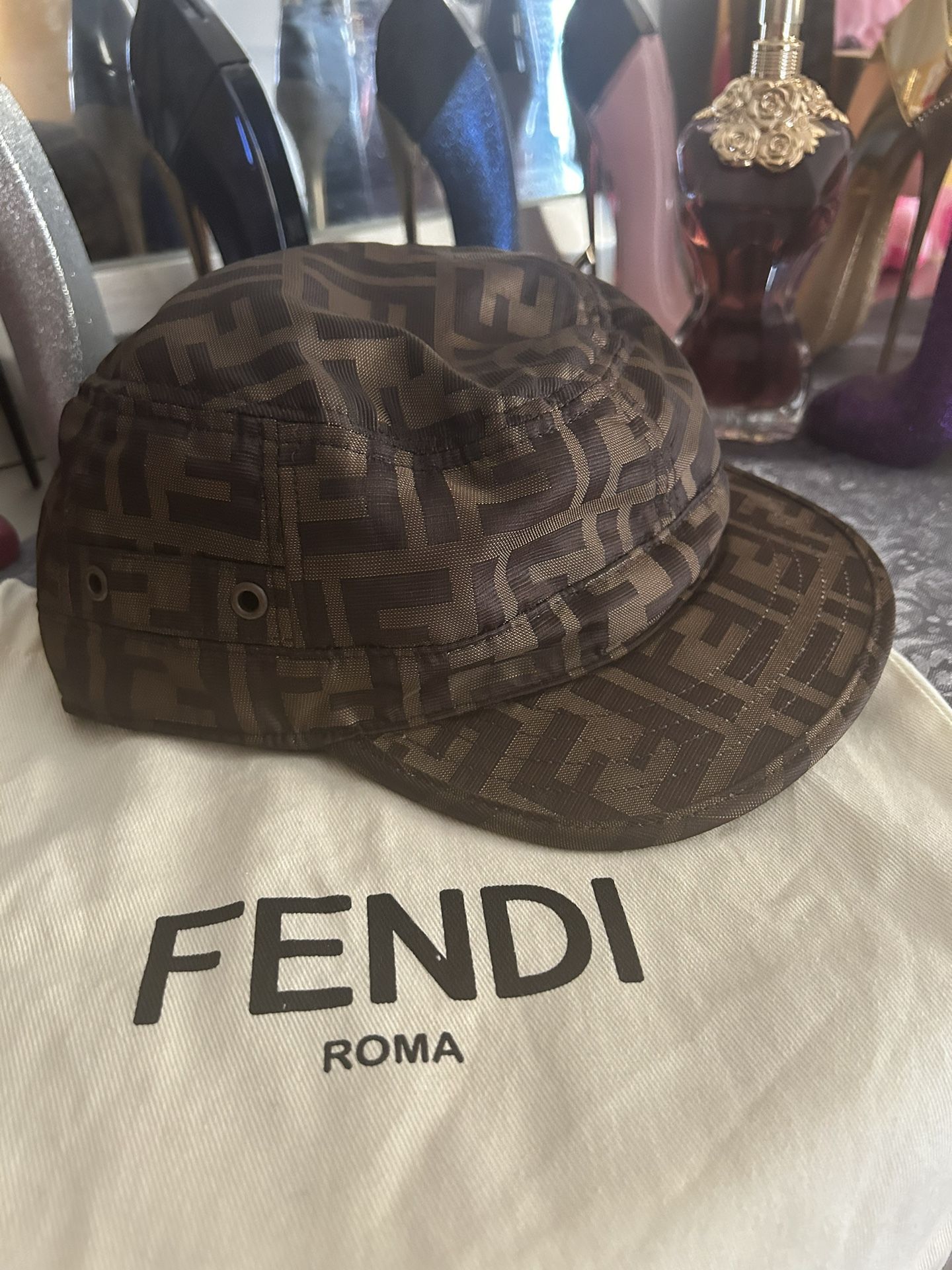 Fendi Military Cloth Cap - New W/authentication Tag And Dustbag! 