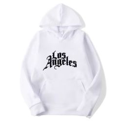 Los Angeles Black And White Hoodie I Have All Sizes 