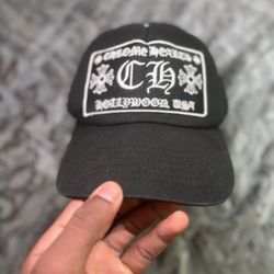 chrome hearts black cap