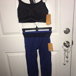 Sports Bra & Sports Capri Bottoms