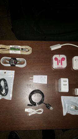 Chargers USB C micro and iPhone