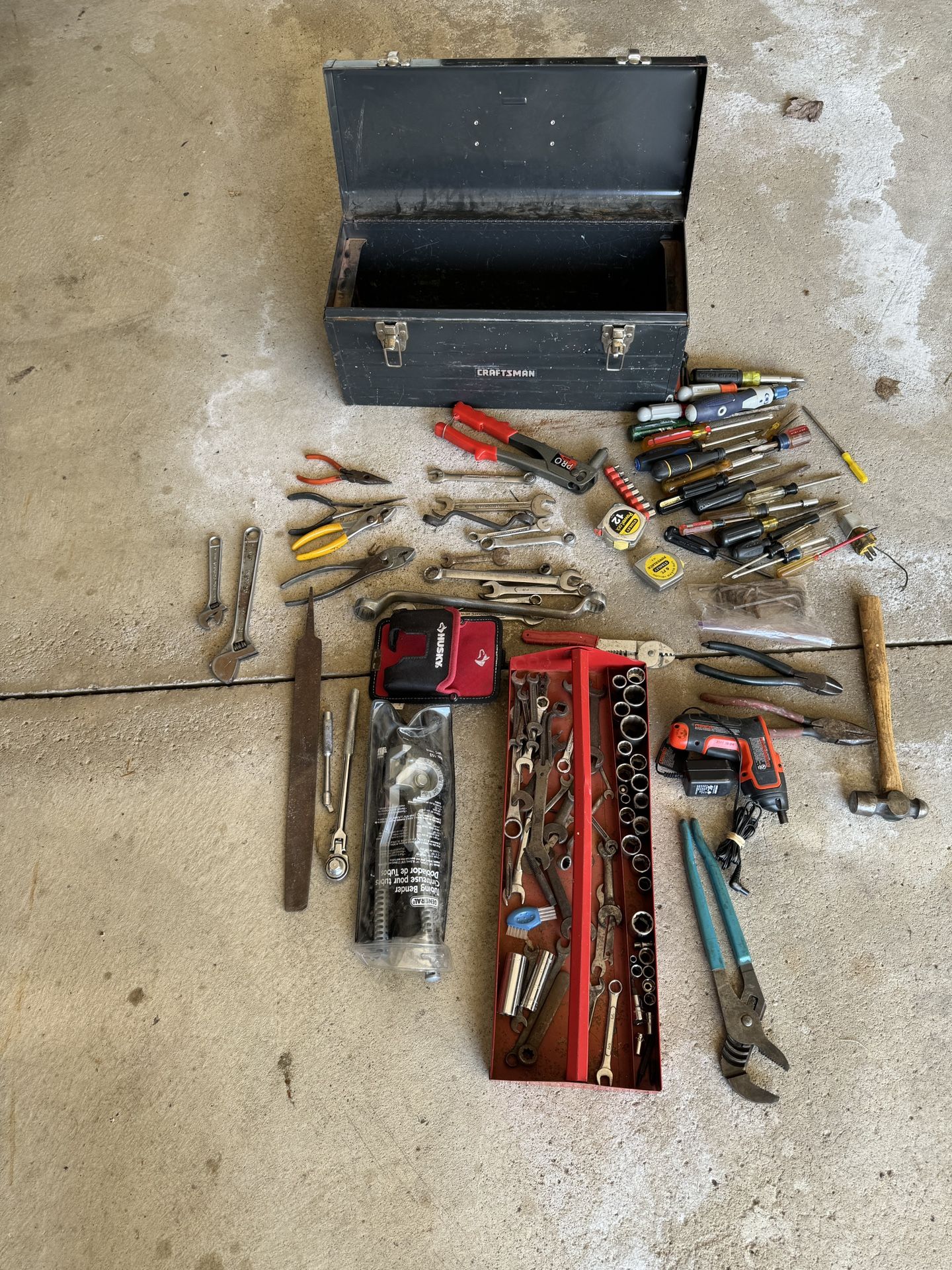 Tool Box With Tools