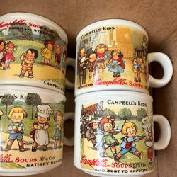 Campbell Soup Mugs Set Of Four