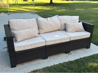 Patio sofa, 3 seater