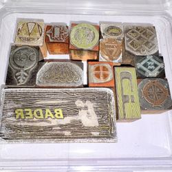 Vintage Letterpress Stamps 