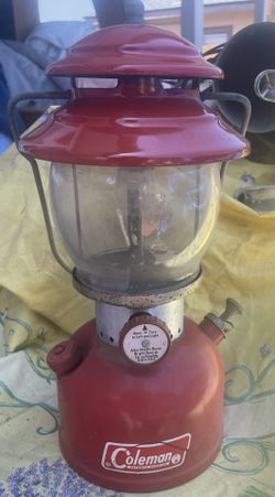 Vintage 1966 Coleman Sunshine Red 200A Lantern