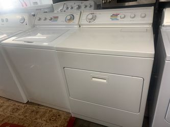 Heavy duty whirlpool washer and dryer