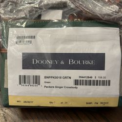 Dooney & Bourke Green Packers Ginger Crossbody Purse