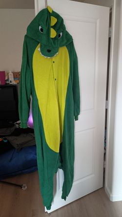 Green Dragon Dinosaur onesie