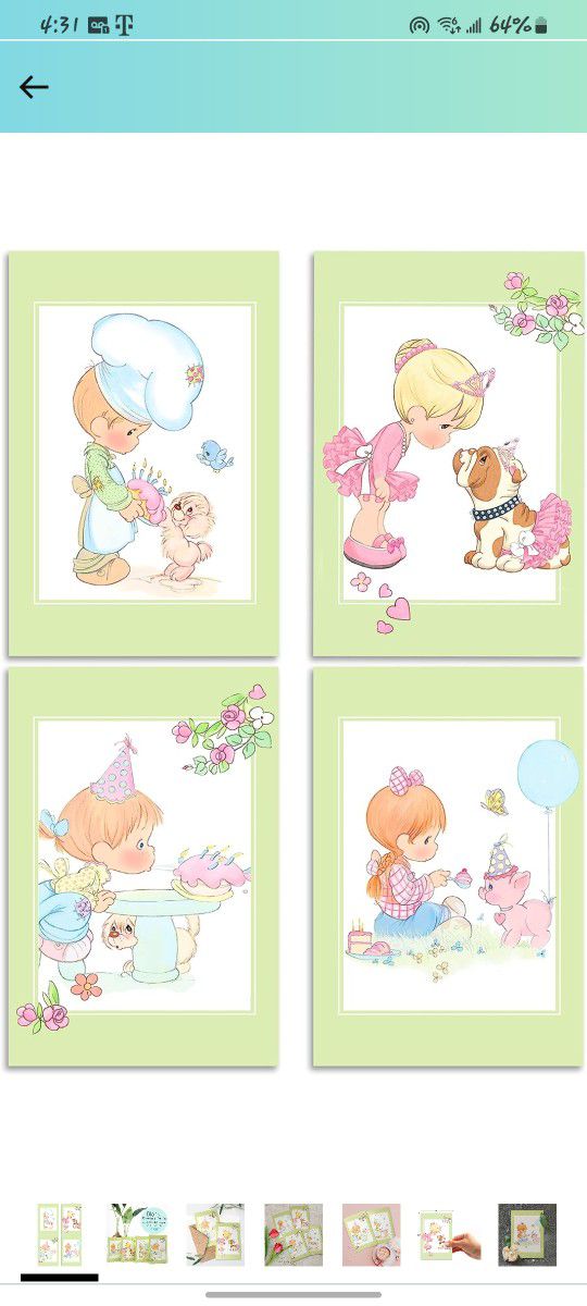 Precious Moments Birthday Cards And Chalkboard Cards