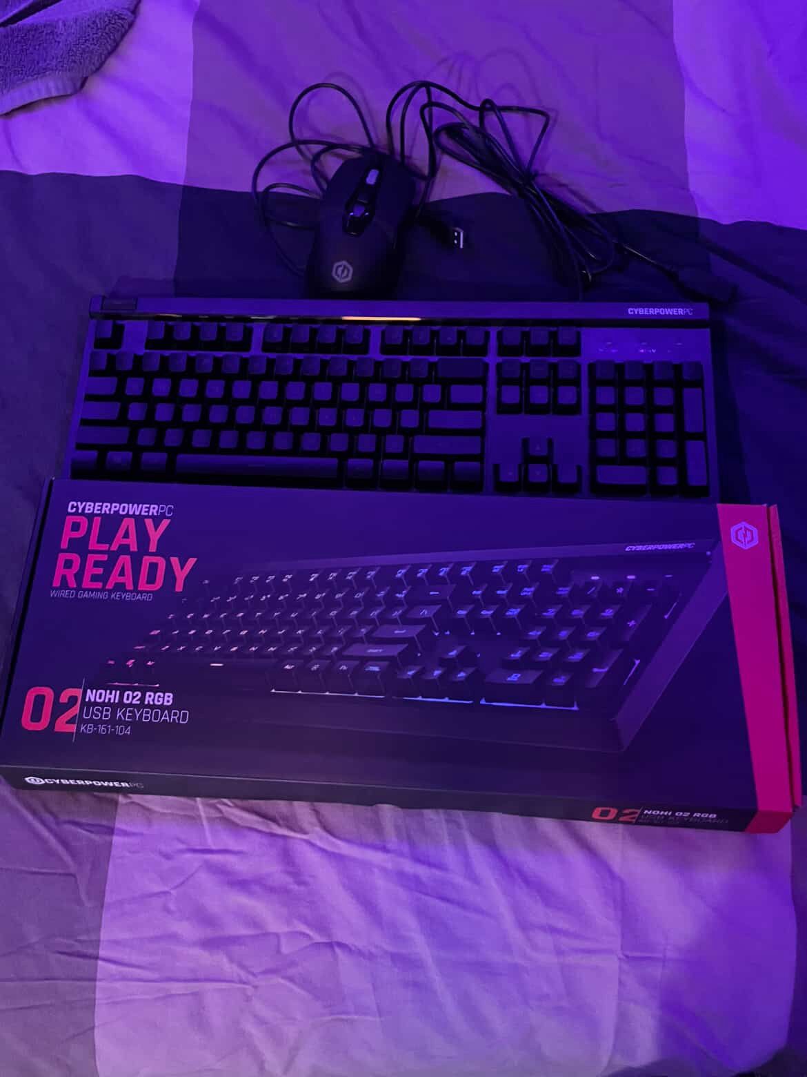 Cyber power RGB mouse and keyboard