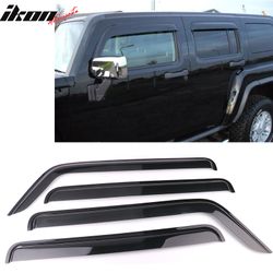 Fits 2005-2009 Hummer H3 Acrylic Window Visors 4Pc Set