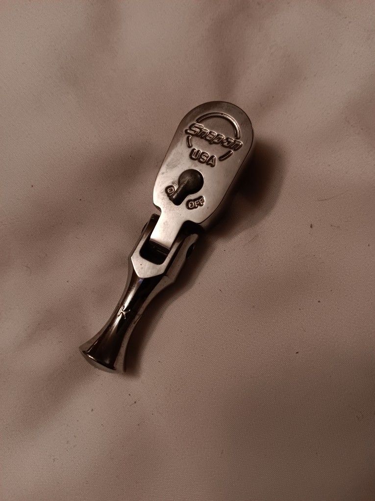 Snap-On 1/4" Drive Dual 80 Technology Stubby Flex Head Ratchet