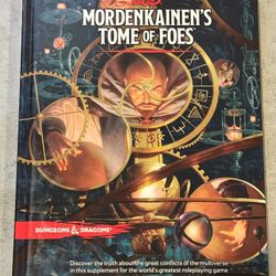 Dungeons & Dragons D&D "Mordenkainen's Tome of Foes" (HC, 5th Ed., 2018) *NEW*