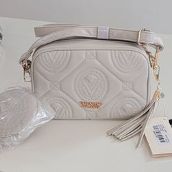 Brand-New Valentino Orlandi Crossbody Bag MSRP $310 – BONE Color 