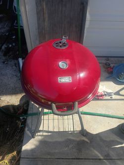 BBQ grill Expert Grill Red Kettle Charcoal Grill
