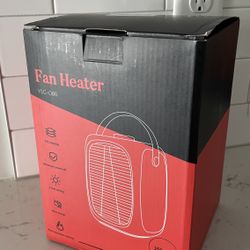 New, Portable, Lightweight, Noiseless heater, space heater, overheat protection, tip over protection
