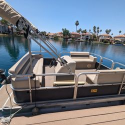 16 Ft Pontoon Boat Electric Motor 