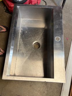 Stainless Steel Single Basin Drop-In Kitchen Sink