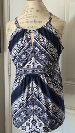 Navy Blue International Concepts Halter