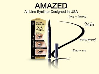 Amazed black eyeliner best of eyeliner, Liquid eyeliner, waterproof and easy to wash off and it’s not Smeared under your eyes .Highly recommend it