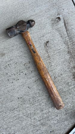 Ball Peen Hammer with Wood Handle