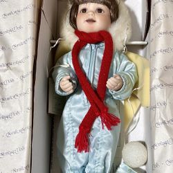 Hamilton Collection "Winter Angel" 16" Porcelain Doll $20