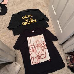 Supreme Bloody Canvas Tee Size XL.   Gallery Dept. “Dept De La Galerie” Size L