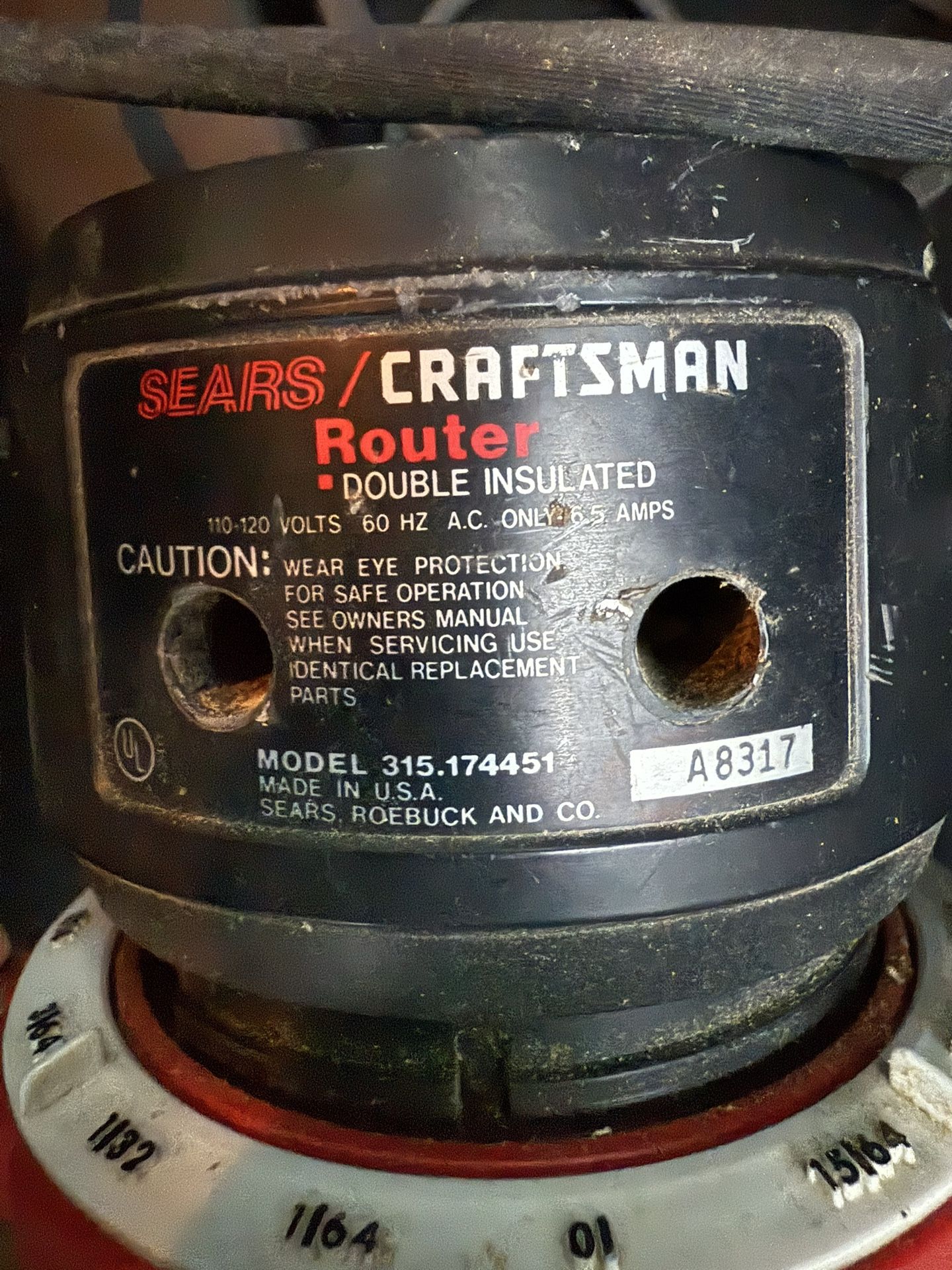 Sears Router model 315174