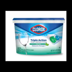 Clorox Triple Action Fresh Scent Dishwasher Detergent Pacs (43-Count)
